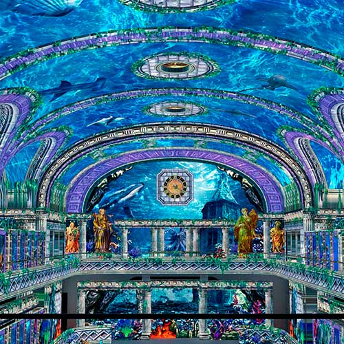 simulation du plafond avec projection piscine de Mulhouse simulation du plafond avec projection piscine de Mulhouse